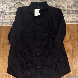 H&M Classic Black Dress Shirt